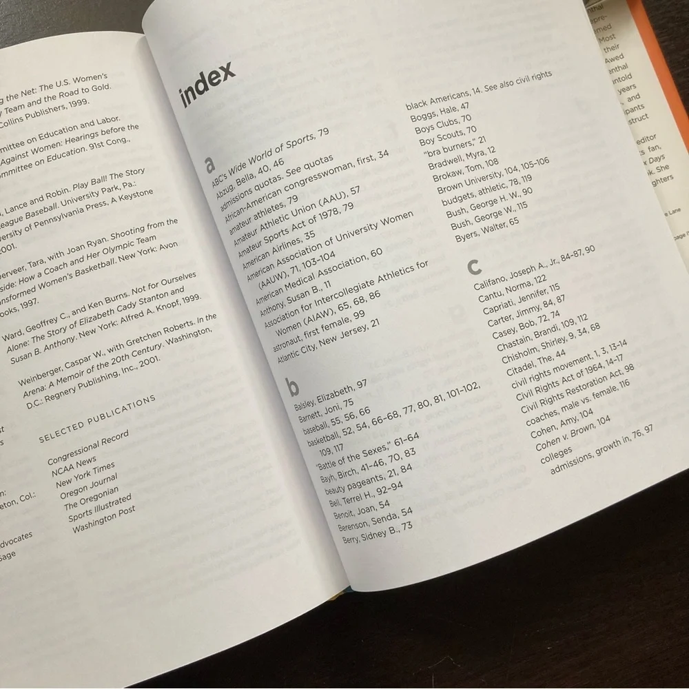 3/$35 ATHENEUM Book on Title 9